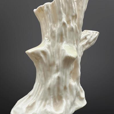 Belleek Ireland Porcelain Tree Trunk Vase
