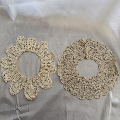Sale Photo Thumbnail #140: Handmade, crochet lace collar X 2