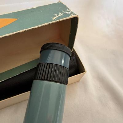 Sale Photo Thumbnail #169: vintage telescope, likely a refractor model, from the brand "SCOPE" by Scope Instrument Corp.