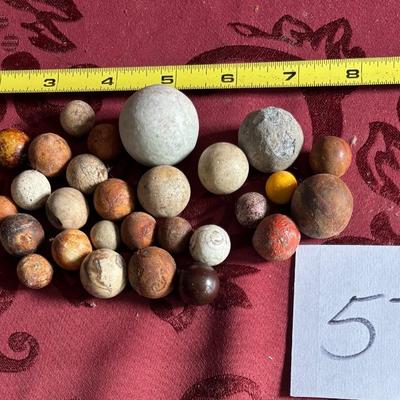 Vintage Clay Marbles and More