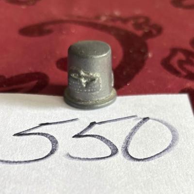 Vintage Pewter Thimble