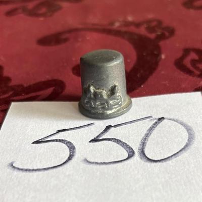 Vintage Pewter Thimble