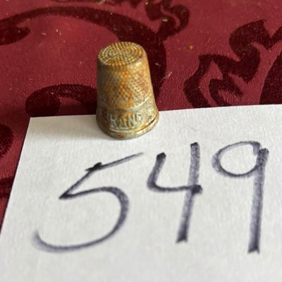 Vintage Elkhorn Thimble