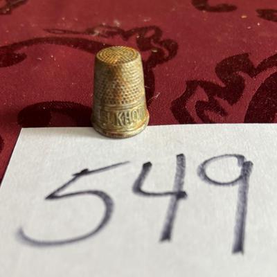 Vintage Elkhorn Thimble