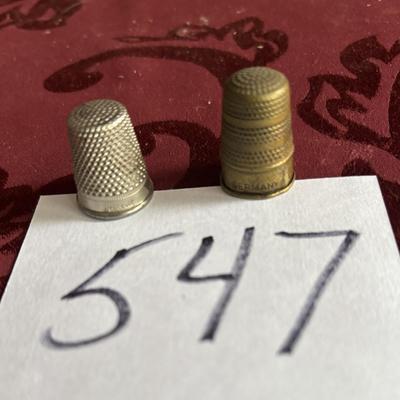 Vintage Germany Thimble Lot