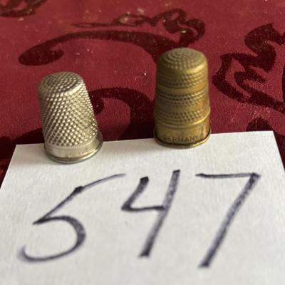 Vintage Germany Thimble Lot