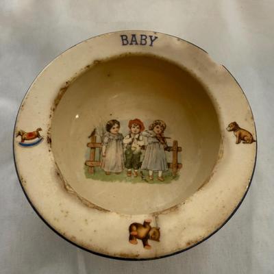 Sale Photo Thumbnail #207: 1920s Baby Bowl