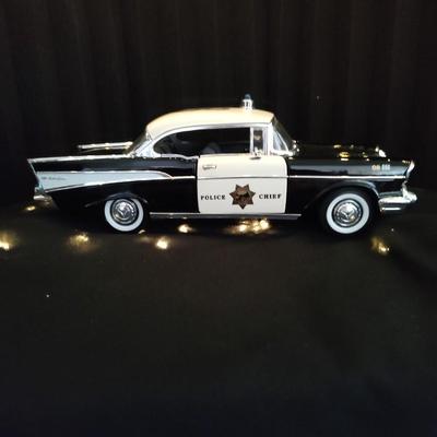 POLICE CHIEF DIE-CAST MODEL CAR