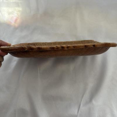 Sale Photo Thumbnail #225: 1940s floral faux bois tray by Multi Products