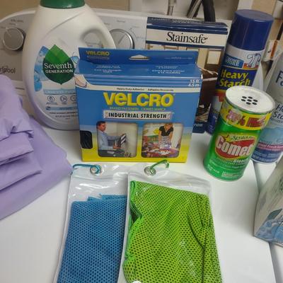 CLEANERS, TOWELS & SET OF SHEETS