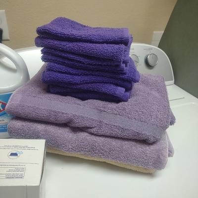 CLEANERS, TOWELS & SET OF SHEETS