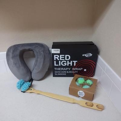 RED LIGHT THERAPY WRAP, NECK PILLOW AND MORE