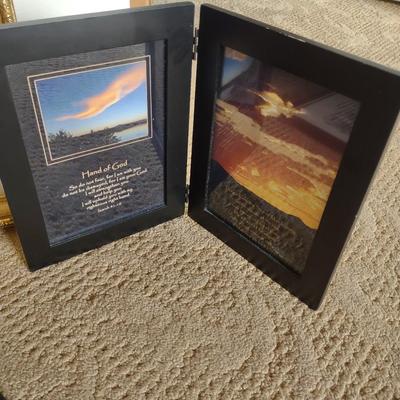 WALL MIRROR, PICTURES AND FRAMES