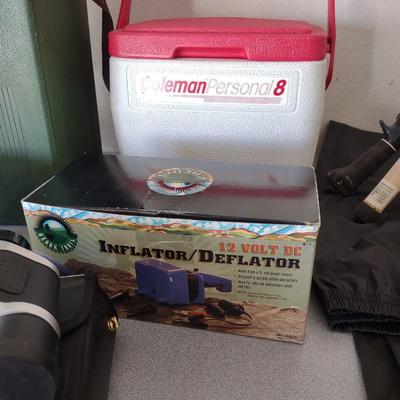 FISHING, BINOCULARS, COOLER AND MORE