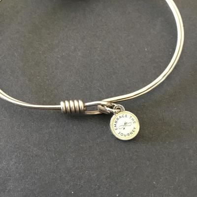 Luca & Danni, crystal rainbow heart single bracelet