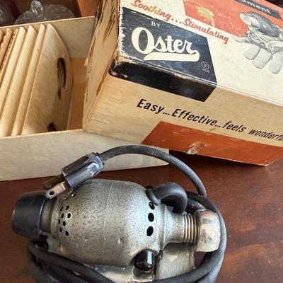 Sale Photo Thumbnail #274: 1950s device marketed for barbers to use for scalp and face massages