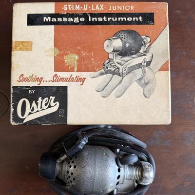 Sale Photo Thumbnail #273: 1950s device marketed for barbers to use for scalp and face massages