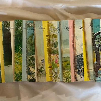 Sale Photo Thumbnail #292: Vintage Readers Digest - lot of 12 - 1971