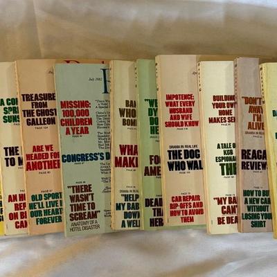 Sale Photo Thumbnail #299: Vintage Readers Digest - lot of 12 - 1982