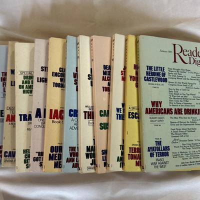 Sale Photo Thumbnail #311: Vintage Readers Digest - lot of 12 - 1985