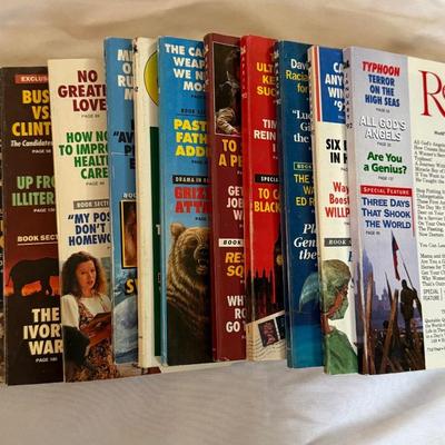 Sale Photo Thumbnail #314: Vintage Readers Digest - lot of 12 - 1992