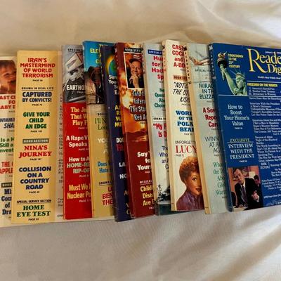 Sale Photo Thumbnail #317: Vintage Readers Digest - lot of 12 - 1990