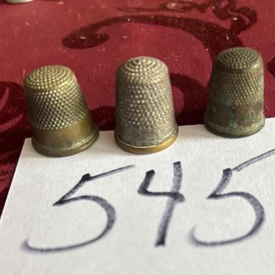 Vintage Thimble Lot
