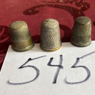 Vintage Thimble Lot