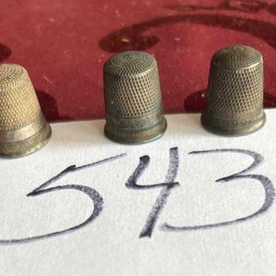 Vintage Thimble Lot