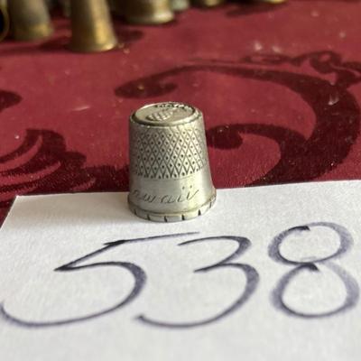 Vintage Hawaii Thimble