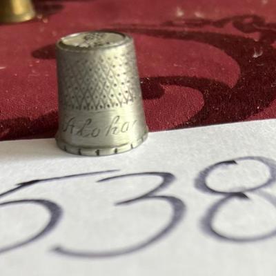 Vintage Hawaii Thimble