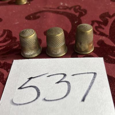 Vintage Thimble Lot