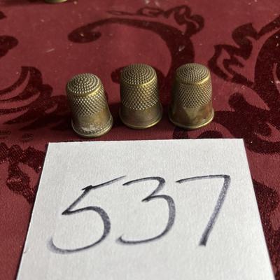 Vintage Thimble Lot