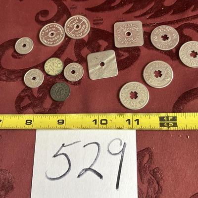 Vintage Sales Tax Tokens