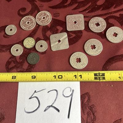 Vintage Sales Tax Tokens