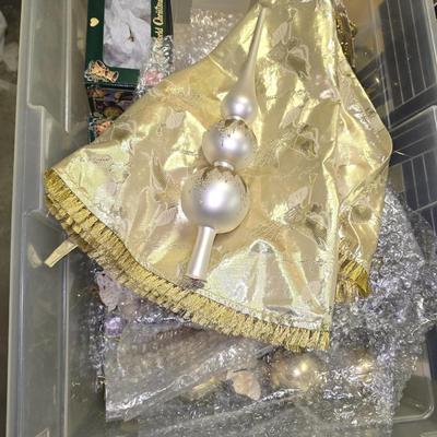 Gold toned ornaments