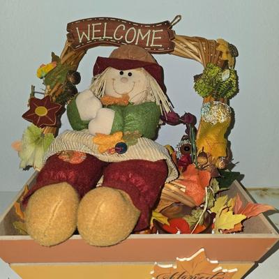 Fall decor scarecrow