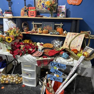 Sale Photo Thumbnail #2: - Tables & shelving are not included. 
NO CHERRY PICKING or taking ONLY the items you want and leaving the rest or you will be banned! Please arrive with enough time to load. Bring boxes/any tools to assemble /dolly/people to help load/etc.
- Questions? C