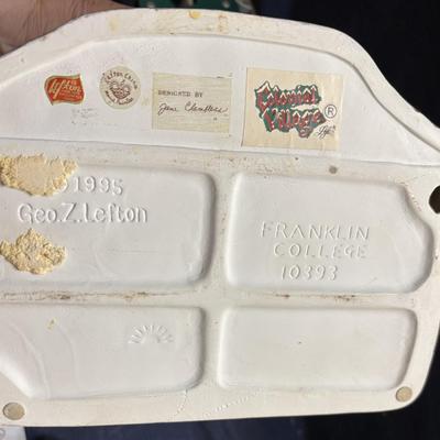 Vintage Lefton Colonial Village Franklin College