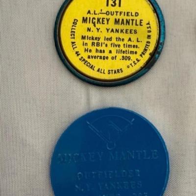 Sale Photo Thumbnail #229: Armour hotdog baseball coins - Mickey Mantle