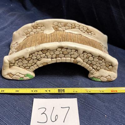Vintage Lefton Colonial Village Stone Bridge