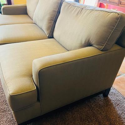 Ethan Allen Grey Couch