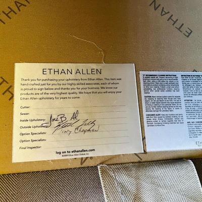 Ethan Allen Grey Couch