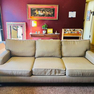 Ethan Allen Grey Couch