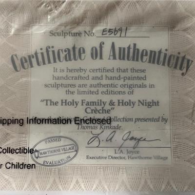 Thomas Kincaid Nativity Set