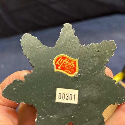 Vintage Lefton Colonial Village Sign and Tree