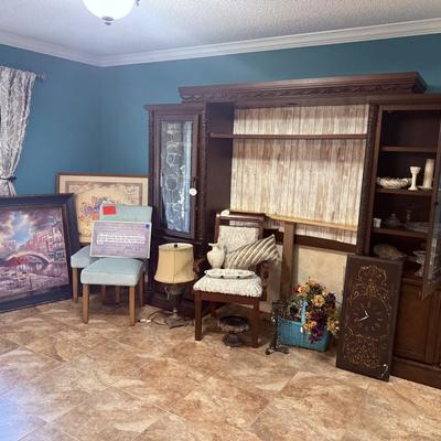 Sale Photo Thumbnail #26: - Entertainment center comes in sections so would be perfect to separate and use for decor as singular shelves. 

NO CHERRY PICKING or taking ONLY the items you want and leaving the rest or you will be banned! Please arrive with enough time to load. Bring