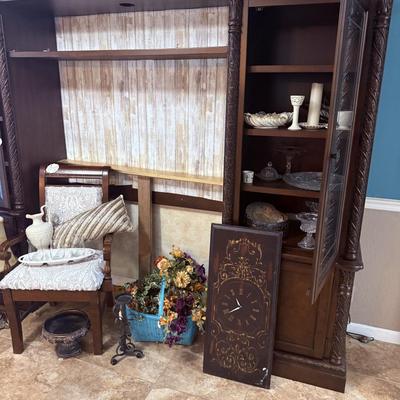 Sale Photo Thumbnail #27: - Entertainment center comes in sections so would be perfect to separate and use for decor as singular shelves. 

NO CHERRY PICKING or taking ONLY the items you want and leaving the rest or you will be banned! Please arrive with enough time to load. Bring