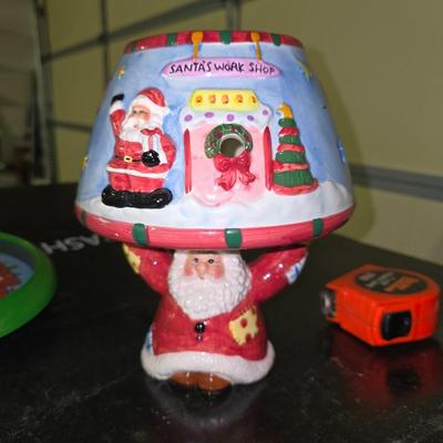 Santa candle lamp