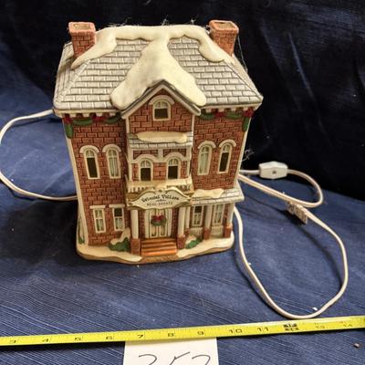 Vintage Lefton Colonial Village Real Estate Office